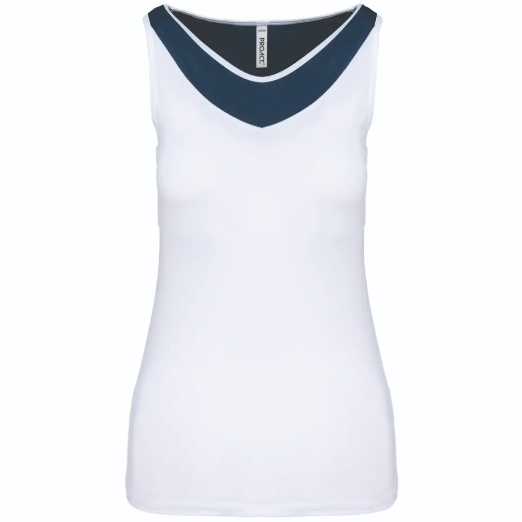 PA4031 - Débardeur de padel bicolore femme