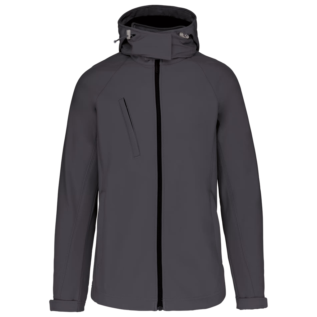 K414 - Veste softshell à capuche amovible femme