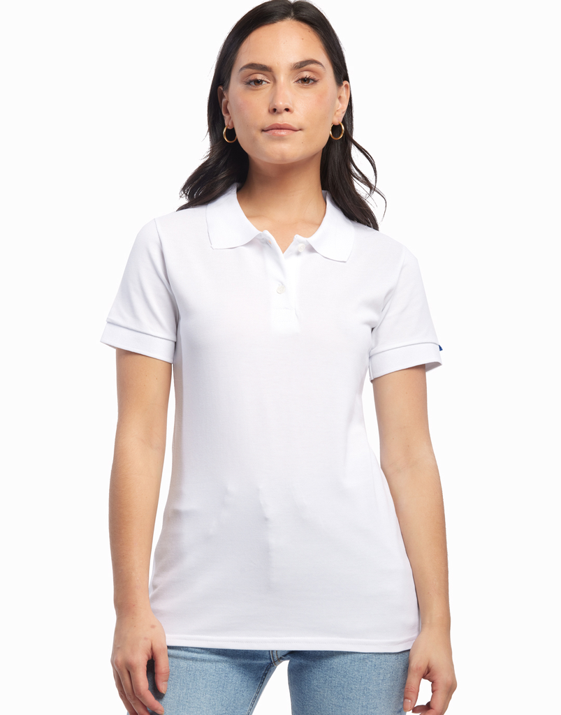 BEAUVOIR - Polo Manches Courtes Femme Made in France 