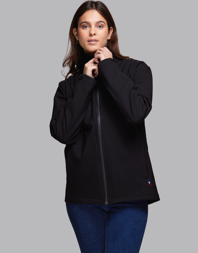 SALEVE - Women’s softshell jacket made from recycled polyester – Made in France