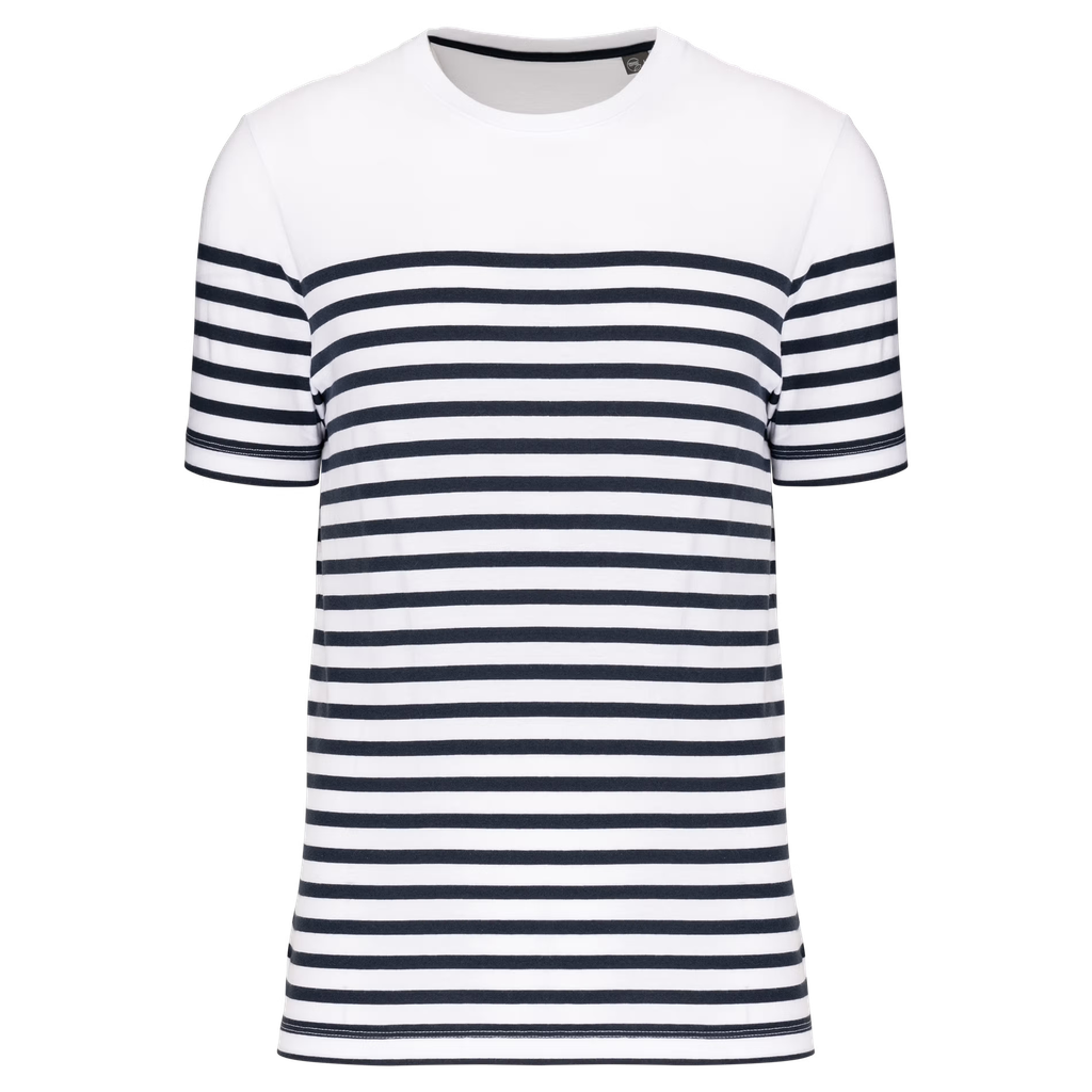 K3033 - T-shirt marin col rond Bio homme
