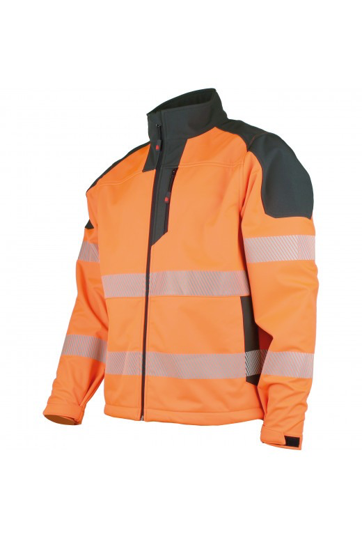 740*HVJ - SOFTSHELL HAUTE VISIBILITÉ VISIOFIT
