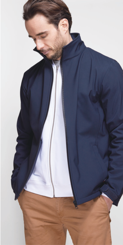 BELLECOMBE - Blouson softshell Homme en polyester recyclé Made in France