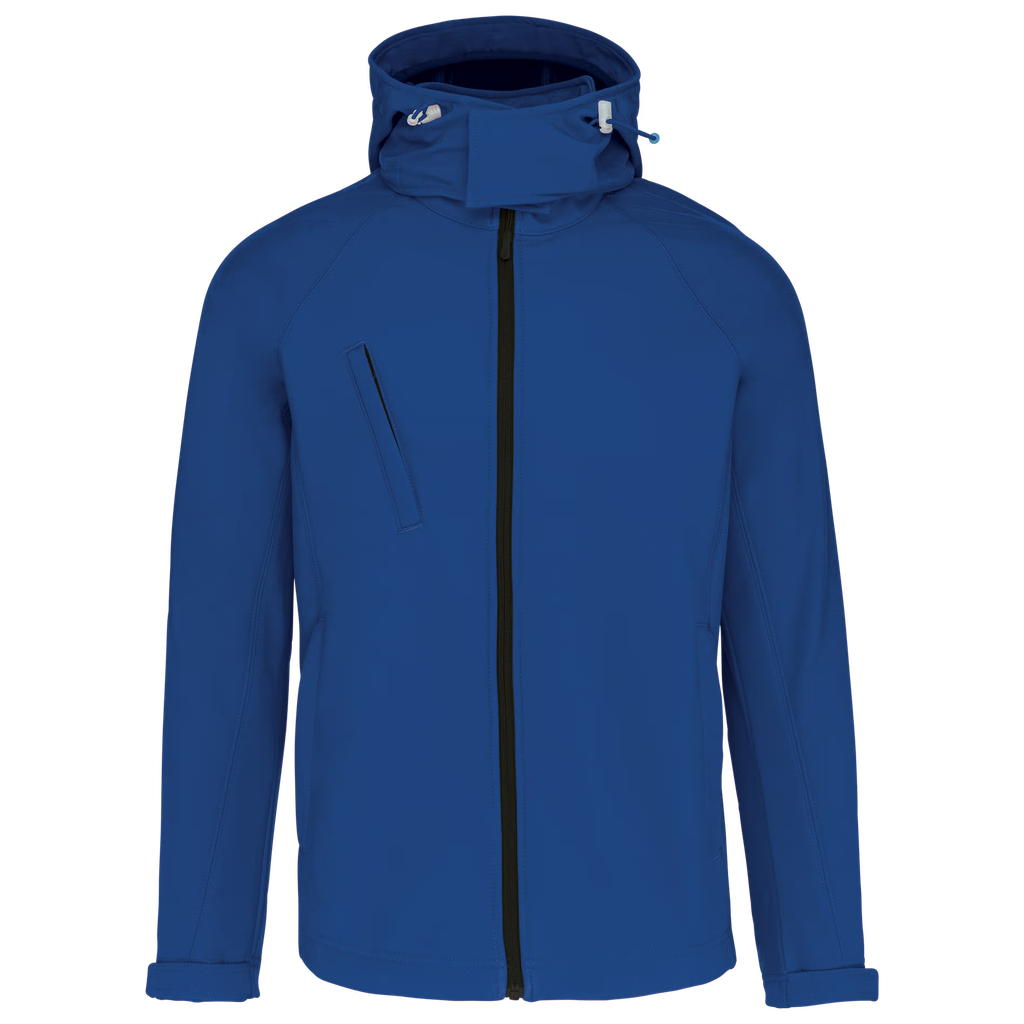 K413 - Veste softshell à capuche amovible homme