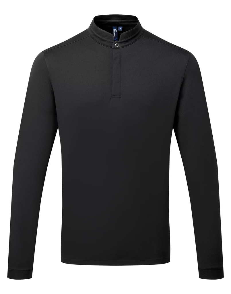 PR647 - Polo de cuisinier Coolchecker Essential à manches longues