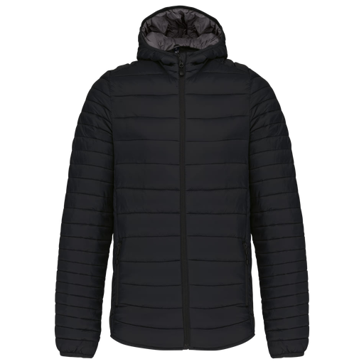K6110 - Doudoune légère capuche homme - Black 32-M