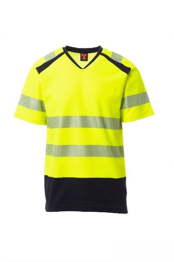WAY - High-visibility V-neck t-shirt