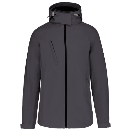 K414 - Veste softshell à capuche amovible femme