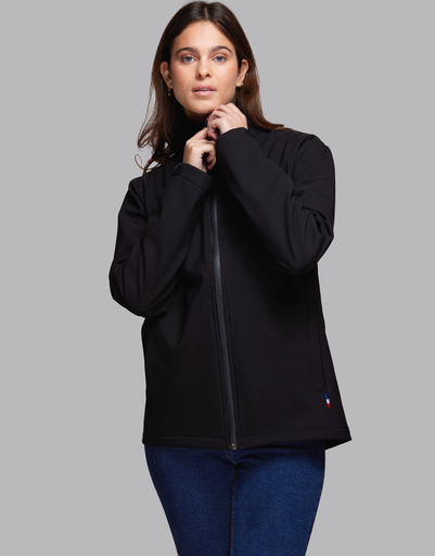 SALEVE - Women’s softshell jacket made from recycled polyester – Made in France