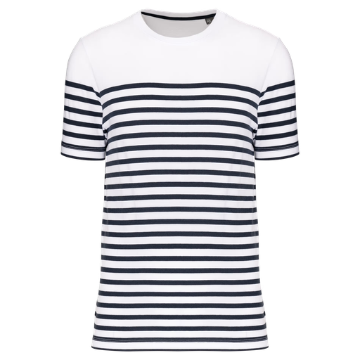 K3033 - Men's organic round-neck striped t-shirt