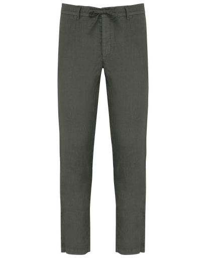  SP732 - Pantalon délavé en lin homme