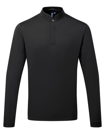 PR647 - Polo de cuisinier Coolchecker Essential à manches longues