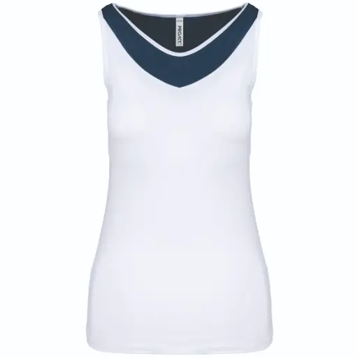 PA4031 - Débardeur de padel bicolore femme